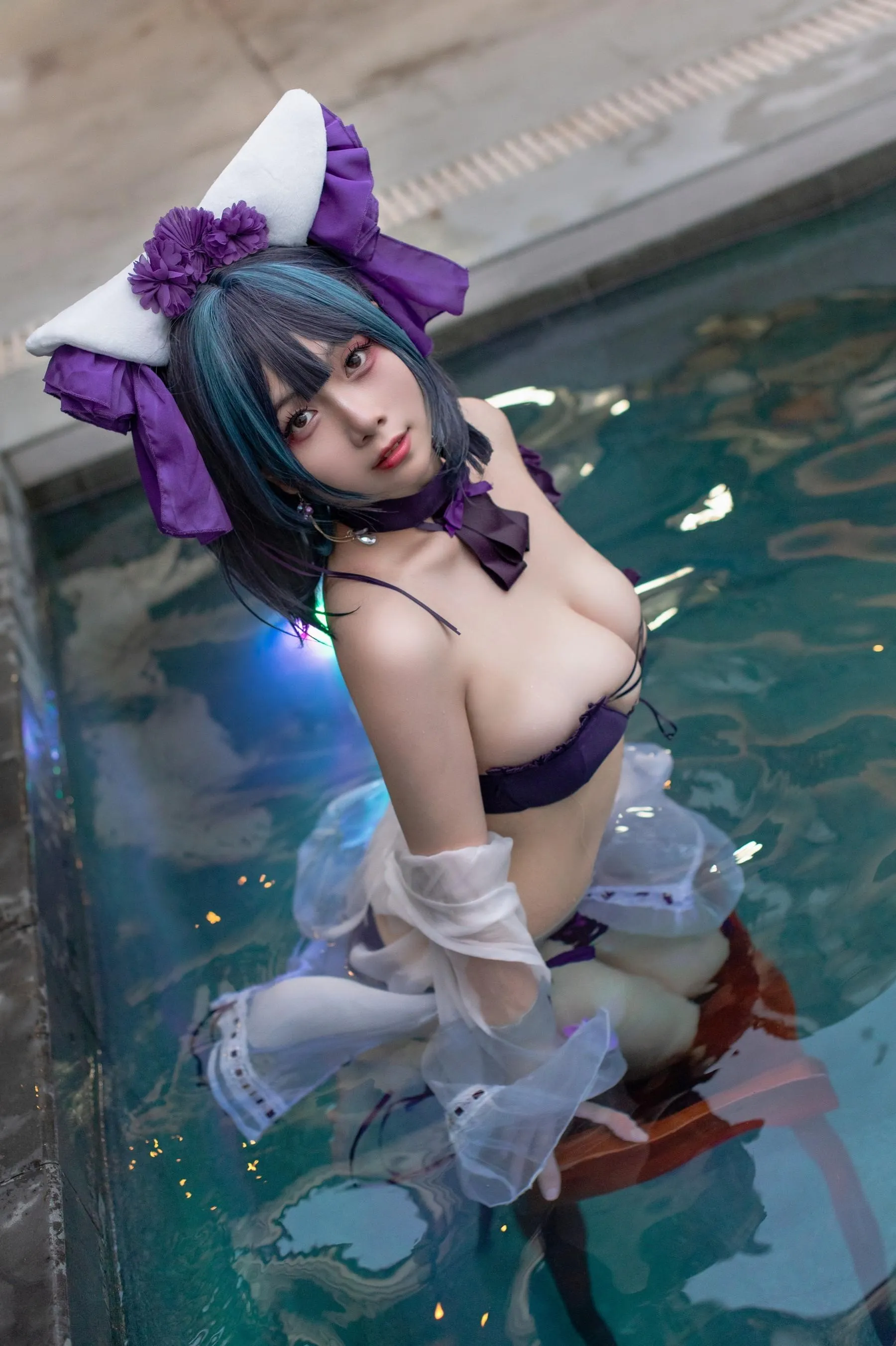 末夜787 – NO.14 舰长 柴郡泳装 [32P]插图